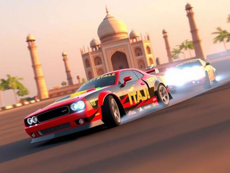 Taj Drift Game Cover - Indian Racing Sensation
